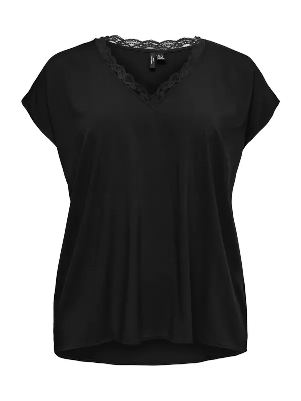 Vero Moda Vero Moda Curve Majica 'VMCBELLA'  crna
