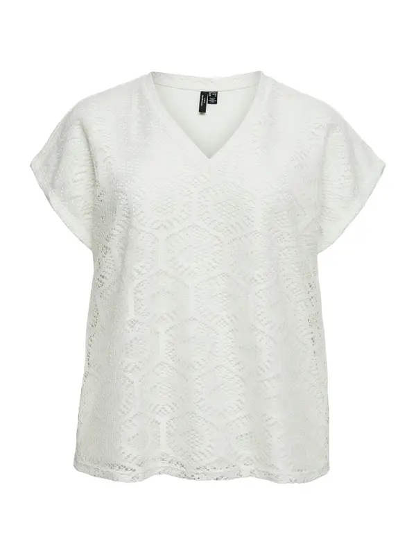 Vero Moda Curve Vero Moda Curve Majica 'VMCiris'  bijela