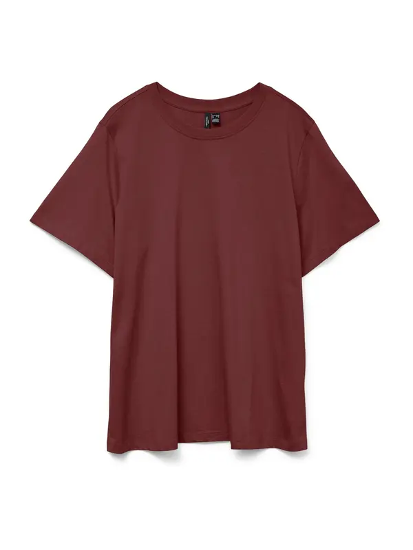 Vero Moda Vero Moda Curve Majica 'VMPAULINA'  boja vina