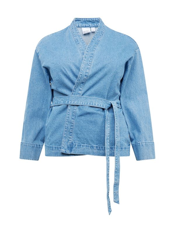 Vero Moda Curve Vero Moda Curve Prijelazna jakna 'KEELY'  plavi traper