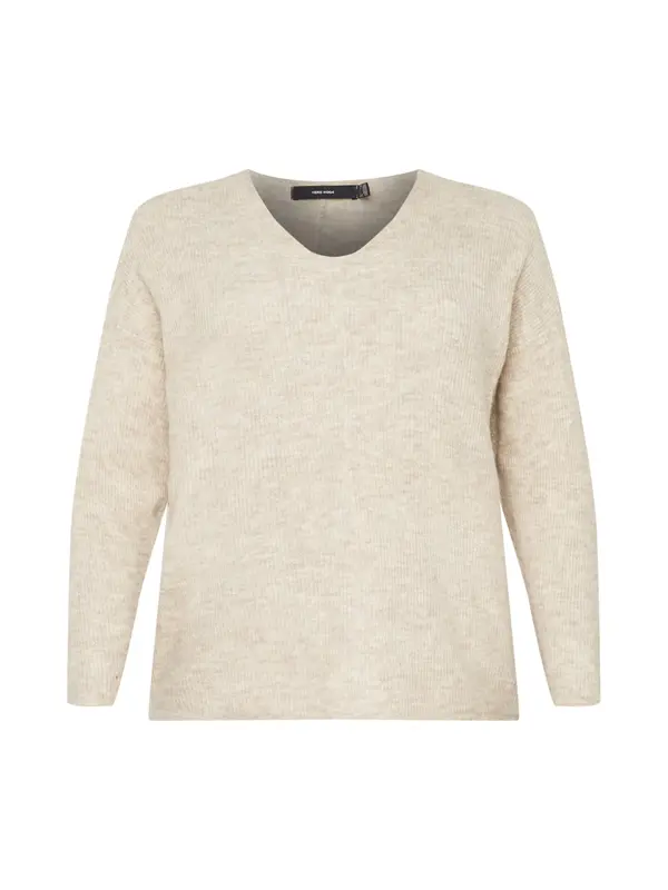 Vero Moda Vero Moda Curve Pulover  bež melange