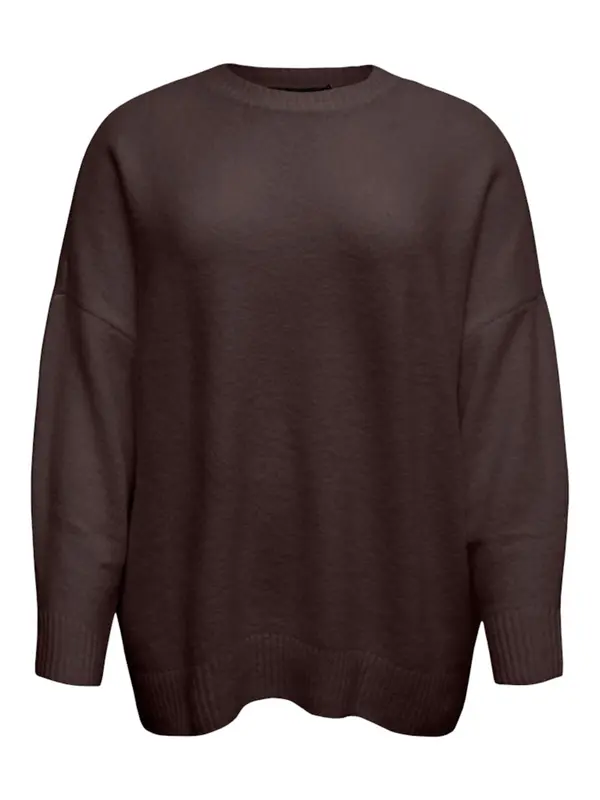 Vero Moda Curve Vero Moda Curve Pulover 'VMCBoom'  tamno smeđa