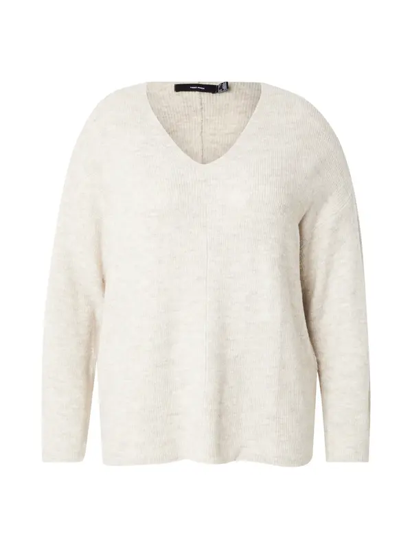 Vero Moda Vero Moda Curve Pulover 'VMClefile'  bež siva