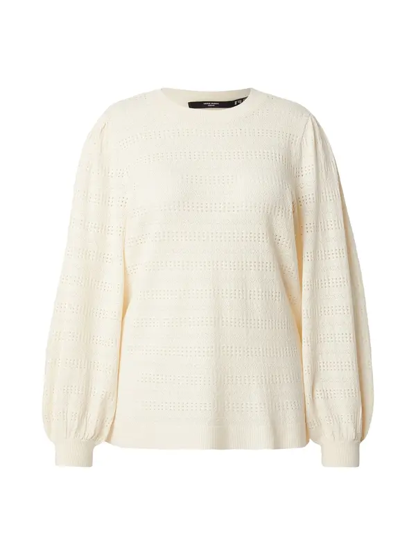 Vero Moda Vero Moda Curve Pulover 'VMCLimone'  vuneno bijela