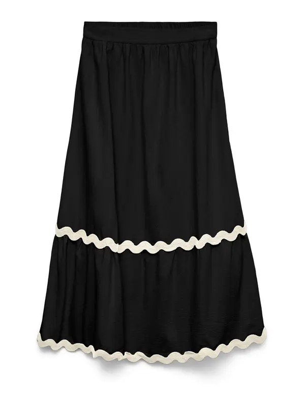 Vero Moda Curve Vero Moda Curve Suknja  bež / crna