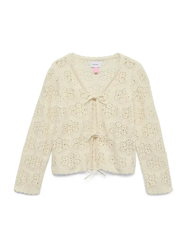 Vero Moda Girl Vero Moda Girl Kardigan 'VMAVA'  bež