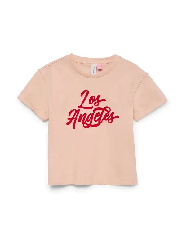 Vero Moda Vero Moda Girl Majica 'VMVICTORIA METTE'  rosé / tamno crvena