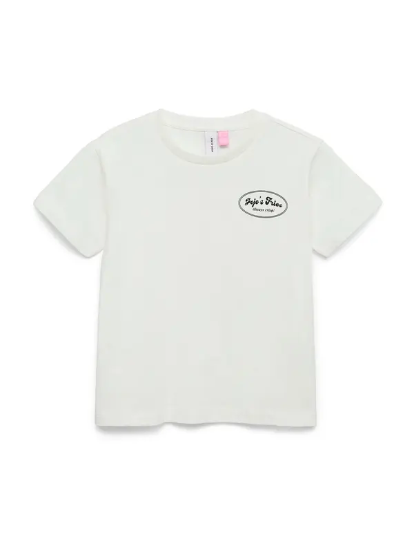 Vero Moda Girl Vero Moda Girl Majica 'VMZANDRA CATY'  žuta / svijetloroza / crna / bijela