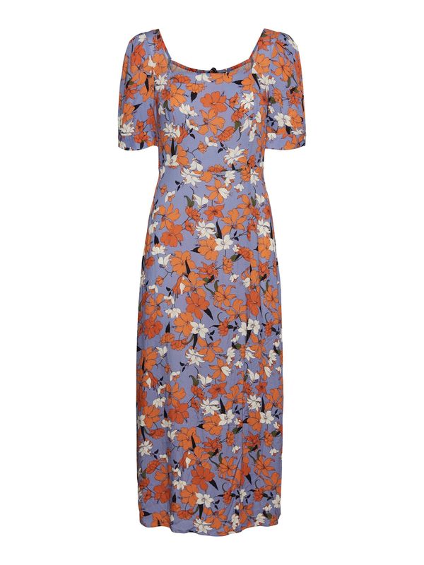 VERO MODA VERO MODA Haljina 'Anne'  maslinasta / svijetloljubičasta / tamno narančasta / crna / bijela