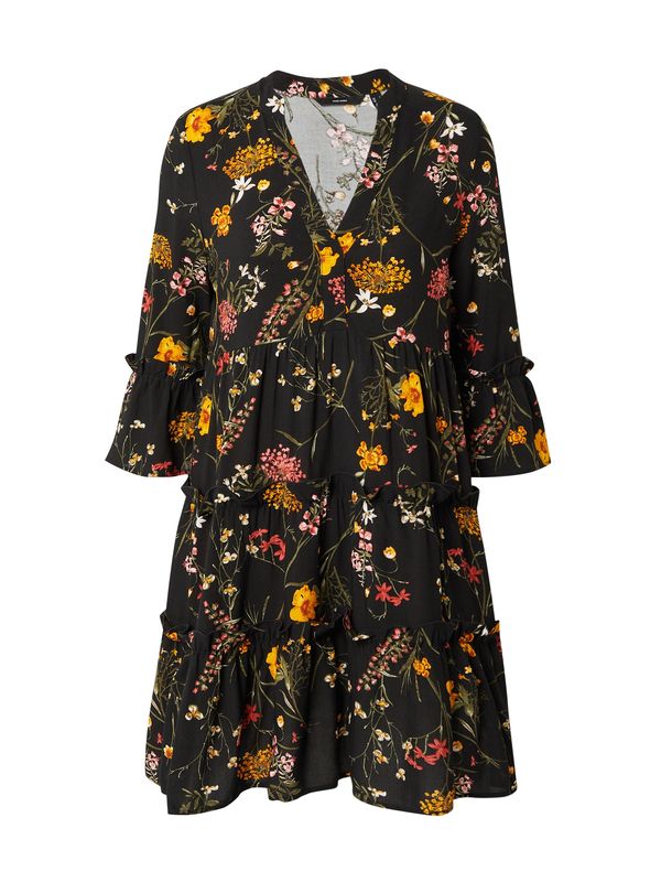 VERO MODA VERO MODA Haljina 'EASY JOY'  kaki / narančasta / crna / bijela