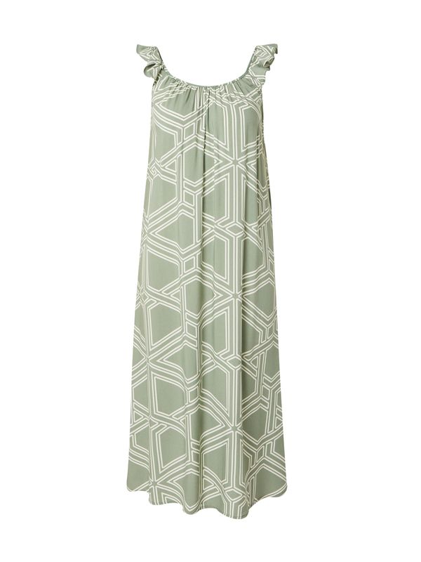 VERO MODA VERO MODA Haljina 'EASY JOY'  kaki / prljavo bijela