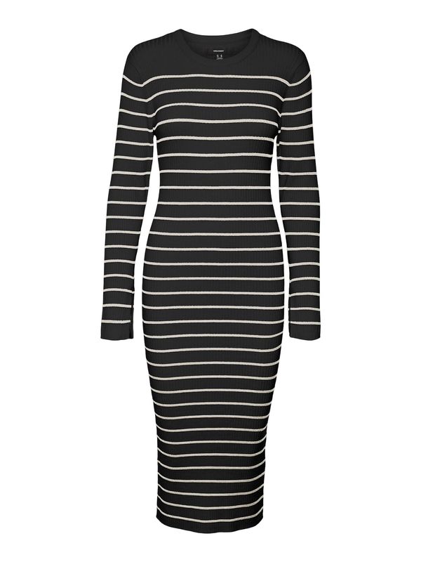 VERO MODA VERO MODA Haljina 'Gold'  crna / bijela