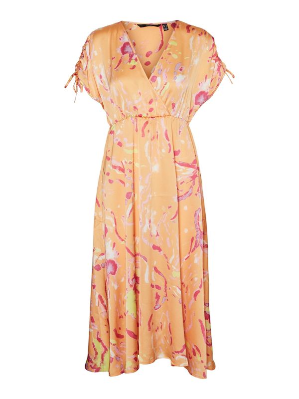 VERO MODA VERO MODA Haljina 'Heart Oli'  pastelno žuta / narančasta / roza / roza