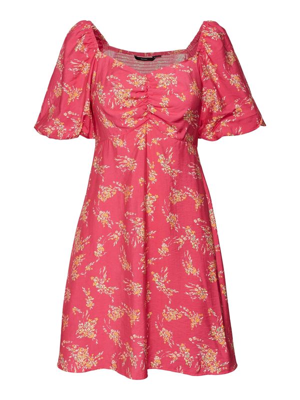 VERO MODA VERO MODA Haljina 'Hia Anea'  bež / svijetlozelena / svijetlonarančasta / ružičasta