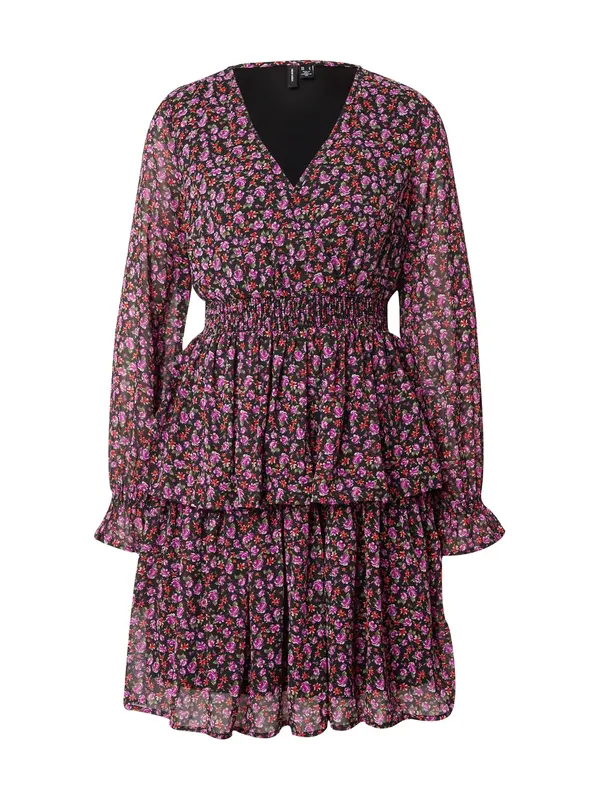 VERO MODA VERO MODA Haljina 'Holly'  maslinasta / roza / crna / bijela