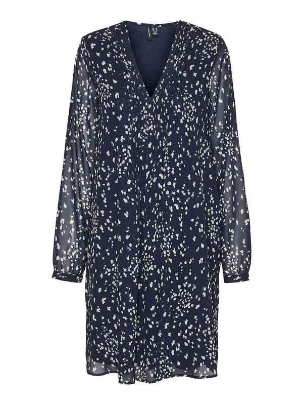 VERO MODA VERO MODA Haljina 'HOLLY'  mornarsko plava / zelena / bijela