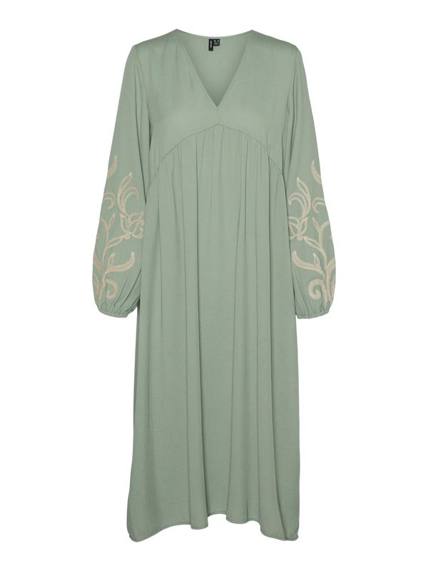 VERO MODA VERO MODA Haljina 'NORA'  boja pijeska / pastelno zelena