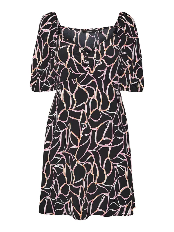 VERO MODA VERO MODA Haljina 'NYA'  narančasta / roza / crna / bijela