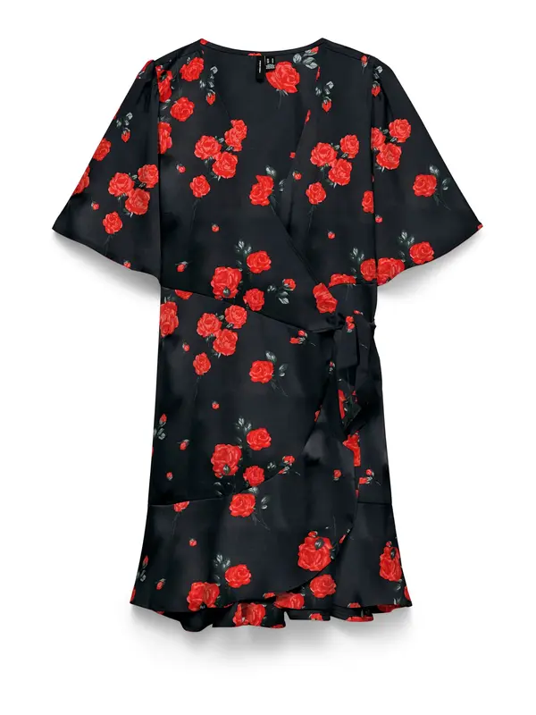 Vero Moda VERO MODA Haljina  siva / crvena / crna