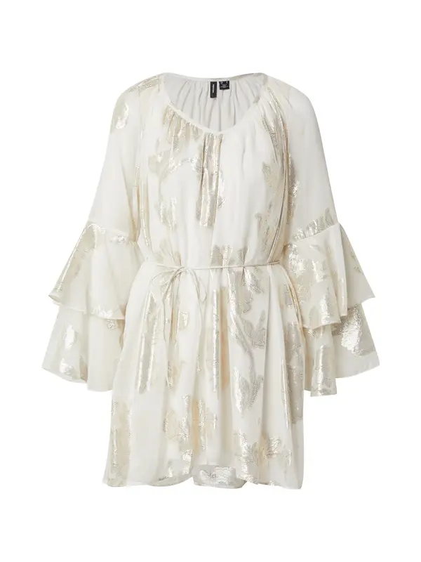 Vero Moda VERO MODA Haljina 'VMChili'  zlatna / bijela