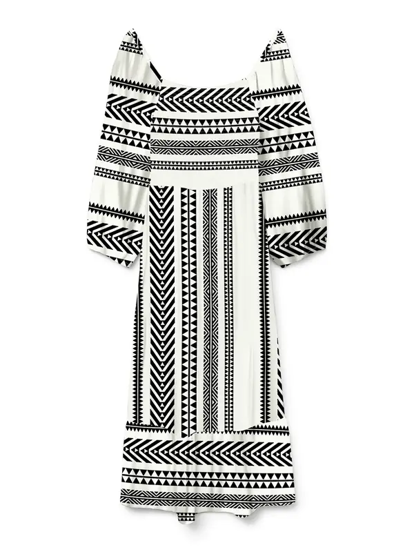 VERO MODA VERO MODA Haljina 'VMDICTHE'  crna / bijela