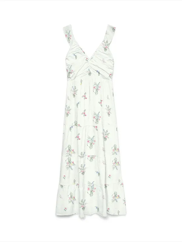VERO MODA VERO MODA Haljina 'VMDICTHE'  plava / zelena / roza / bijela