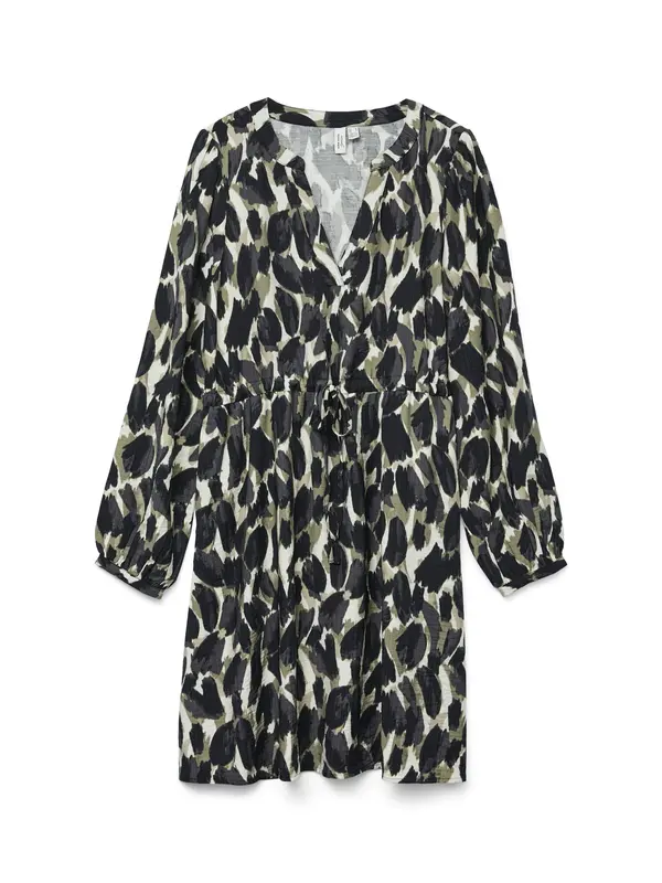 Vero Moda VERO MODA Haljina 'VMFANINI'  mornarsko plava / svijetlosiva / maslinasta