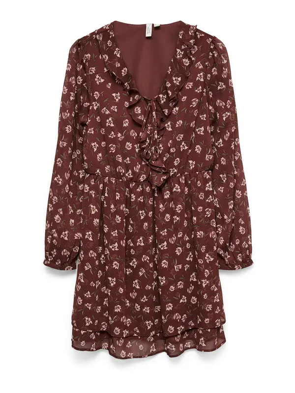 Vero Moda VERO MODA Haljina 'VMIHANNAH'  maslinasta / rosé / bordo