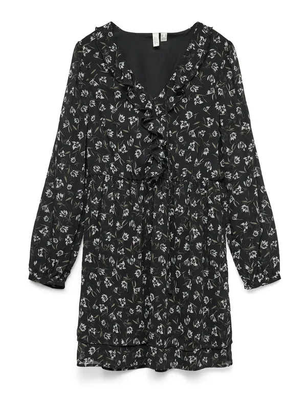 Vero Moda VERO MODA Haljina 'VMIHANNAH'  siva / zelena / crna
