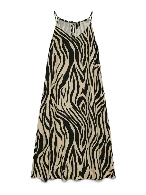 Vero Moda VERO MODA Haljina 'VMJesmilo'  bež siva / crna