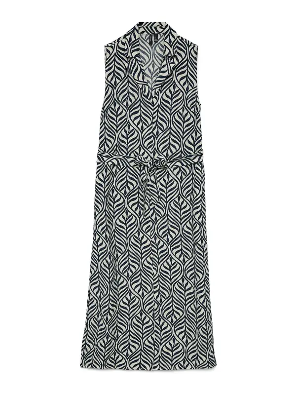 Vero Moda VERO MODA Haljina 'VMJosie'  ecru/prljavo bijela / morsko plava