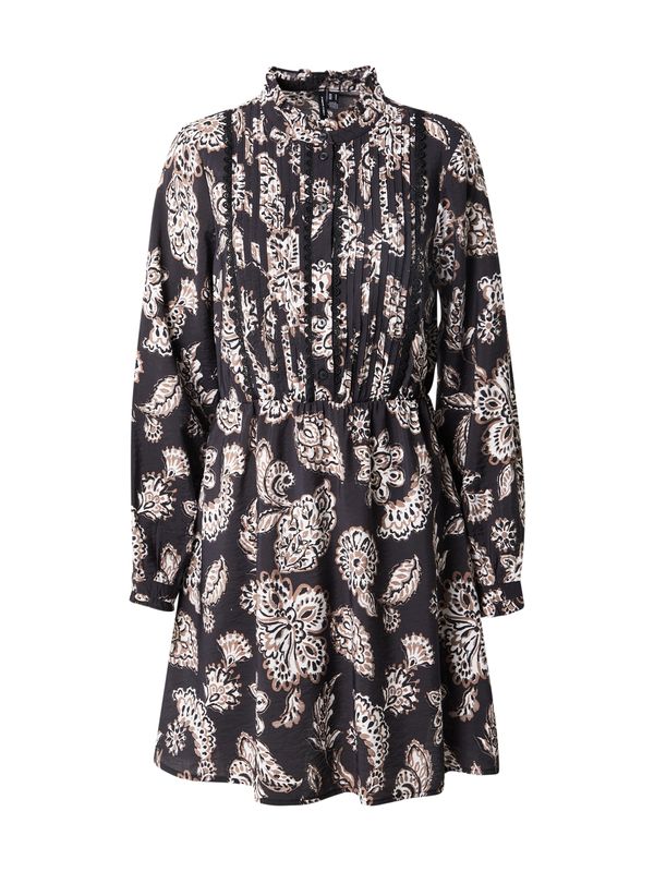 VERO MODA VERO MODA Haljina 'VMJOSIE JOAN'  brokat / antracit siva / bijela