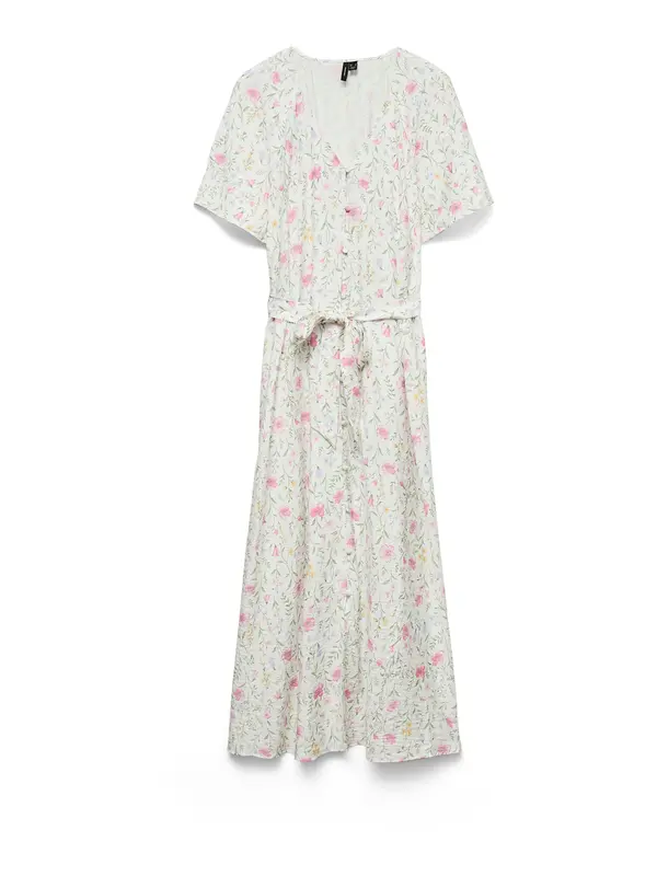 Vero Moda VERO MODA Haljina 'VMJULIETTE'  žuta / svijetlozelena / roza / bijela