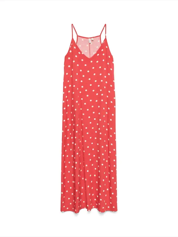 VERO MODA VERO MODA Haljina 'VMKORA'  trešnja crvena / bijela