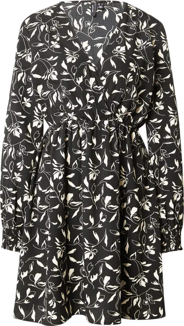 Vero Moda VERO MODA Haljina 'VMLYDIA'  crna / bijela