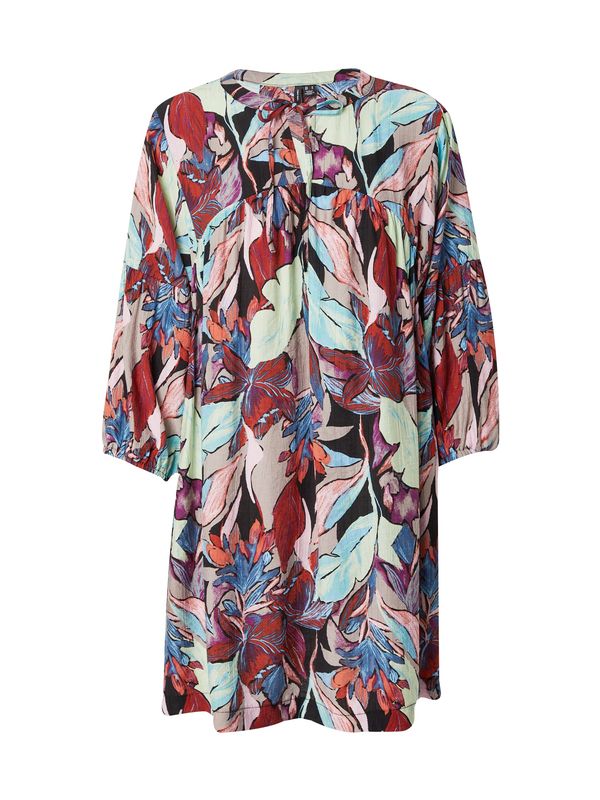 Vero Moda VERO MODA Haljina 'VMMAJA PALMA'  svijetloplava / menta / trešnja crvena / crna