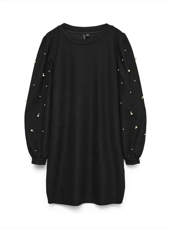 Vero Moda VERO MODA Haljina 'VMNAYA'  crna / biserno bijela