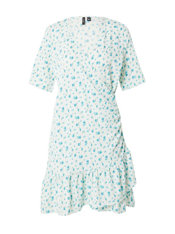 VERO MODA VERO MODA Haljina 'VMPAGE'  svijetlobež / nebesko plava / neonsko plava / kraljevski zelena