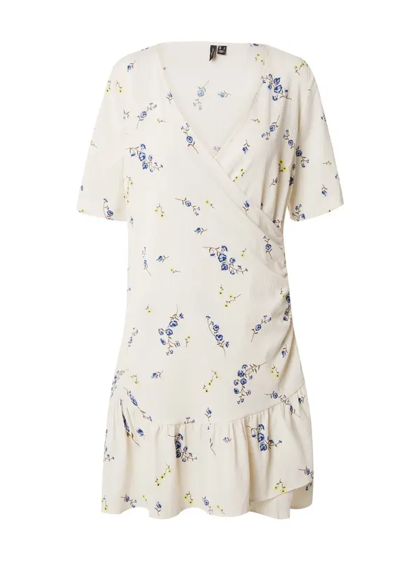 VERO MODA VERO MODA Haljina 'VMPAGE'  svijetloplava / smeđa / žuta / bijela