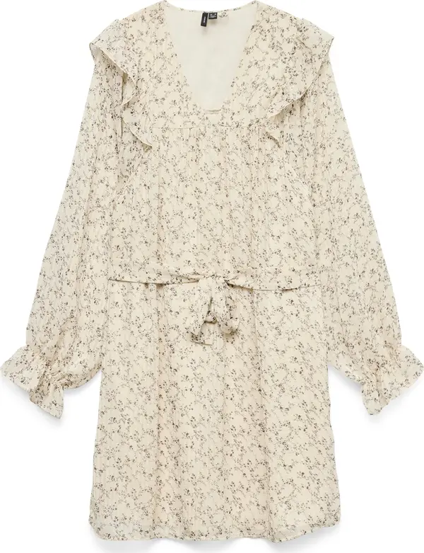 Vero Moda VERO MODA Haljina 'VMPETRA'  boja pijeska / sivkasto bež / tamno smeđa / siva