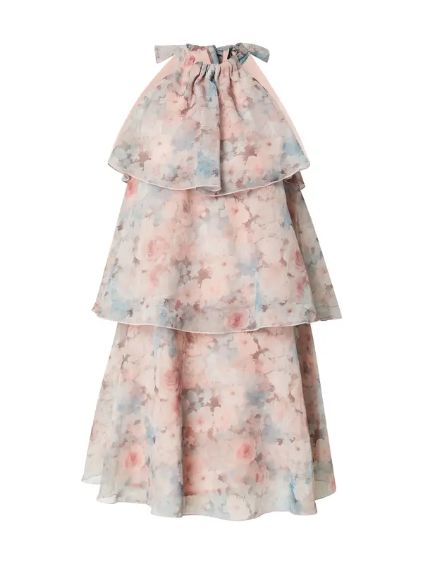 Vero Moda VERO MODA Haljina 'VMSABRINA'  svijetloplava / siva / pastelno roza