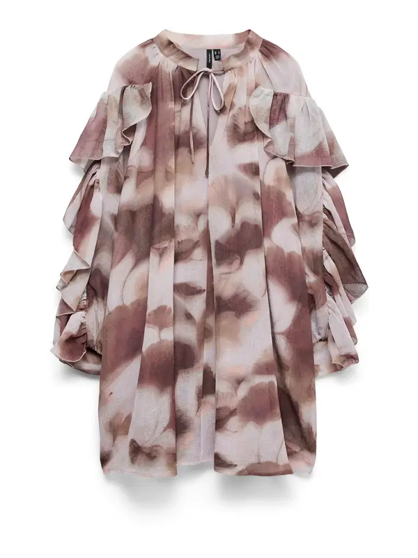 Vero Moda VERO MODA Haljina 'VMSabrina'  svijetlosmeđa / sivkasto ljubičasta (mauve)