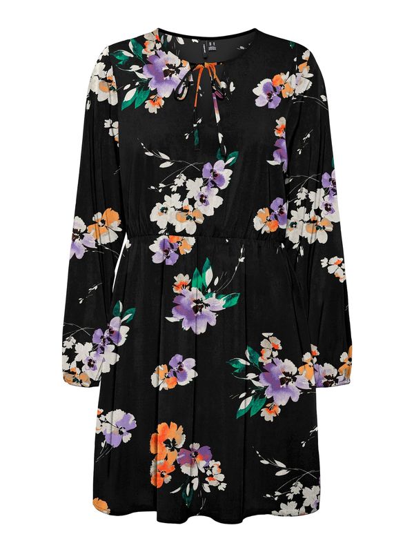 VERO MODA VERO MODA Haljina 'VMShilah Naja'  ljubičasta / narančasta / crna / bijela