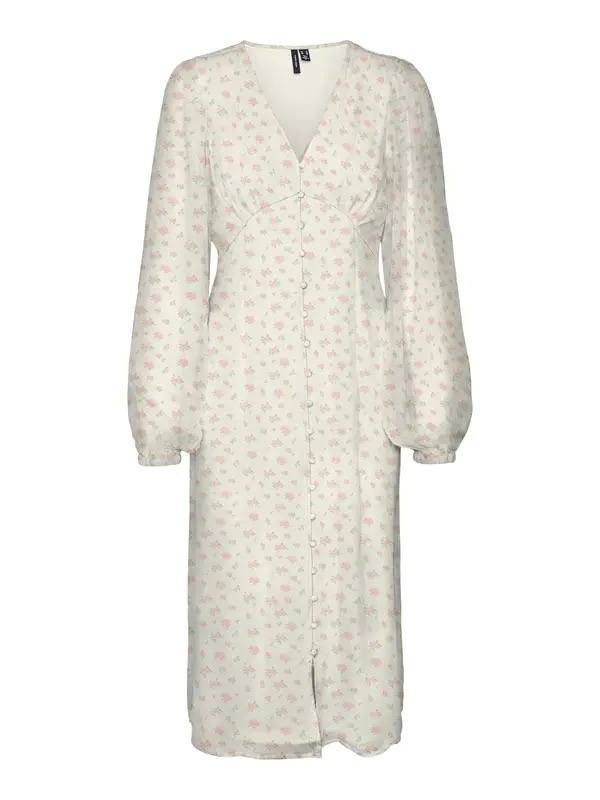 VERO MODA VERO MODA Haljina 'VMSMILLA'  pastelno zelena / roza / bijela