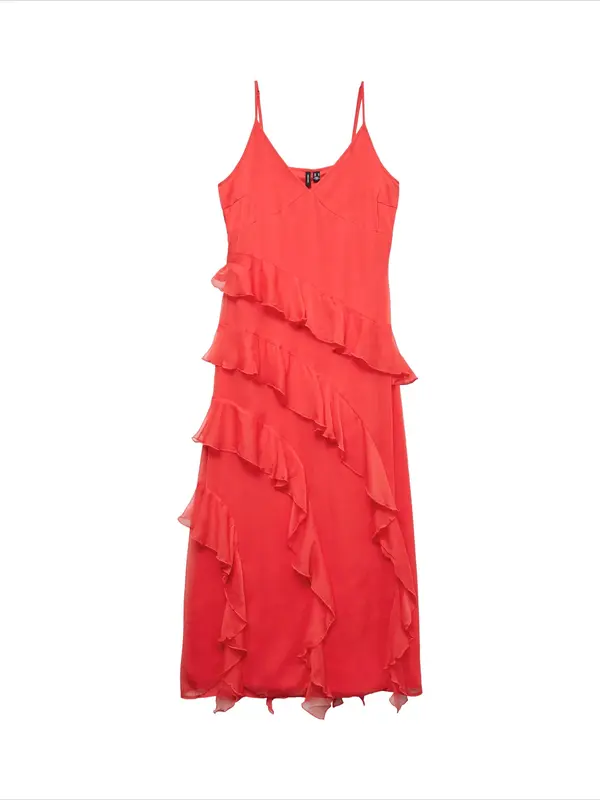 Vero Moda VERO MODA Haljina 'VMSMILLA'  svijetlo crvena