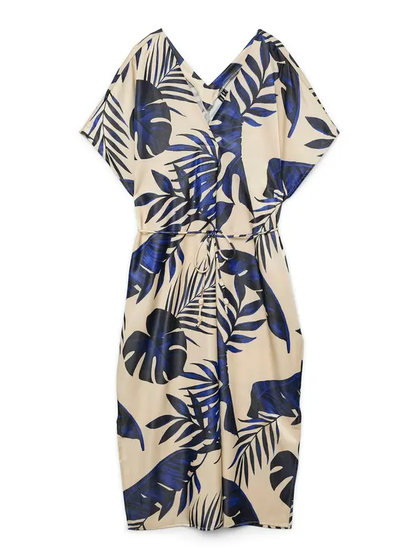 Vero Moda VERO MODA Haljina 'VMVINA'  tamno plava / crna / vuneno bijela