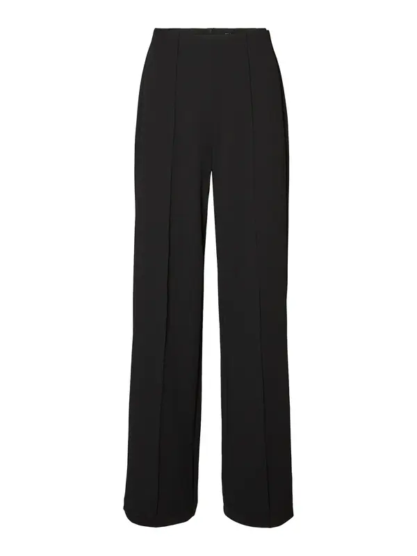 VERO MODA VERO MODA Hlače na crtu 'Becky'  crna