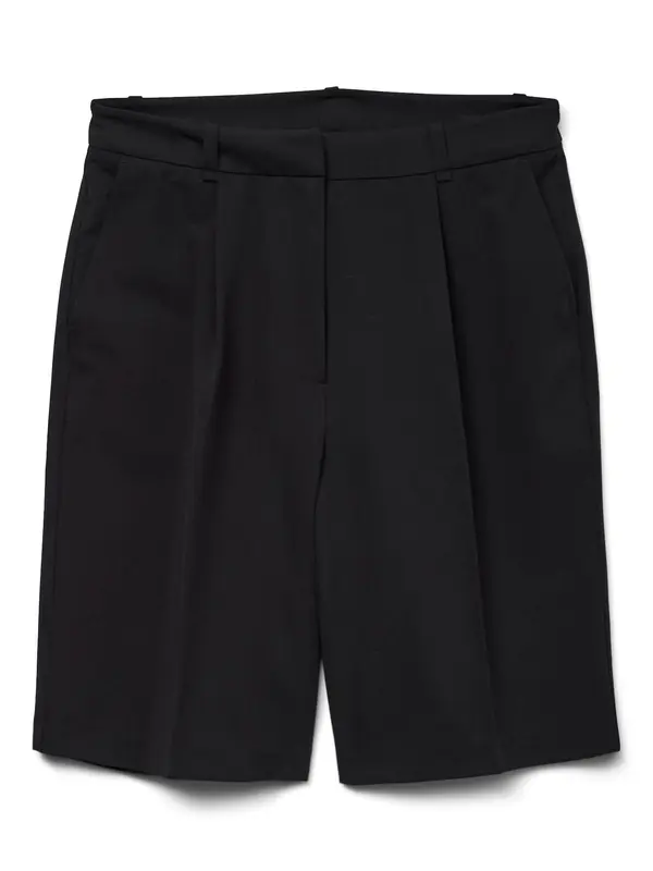 VERO MODA VERO MODA Hlače na crtu  crna