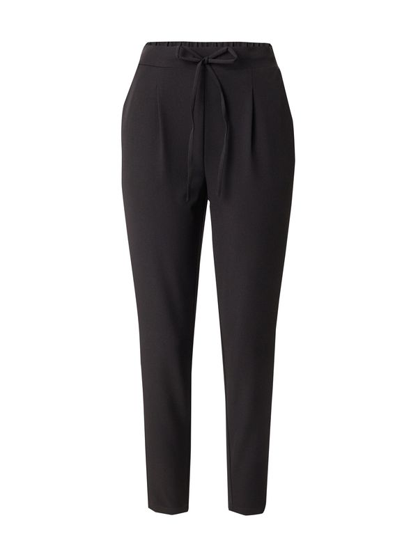 VERO MODA VERO MODA Hlače s naborima 'AVA'  crna