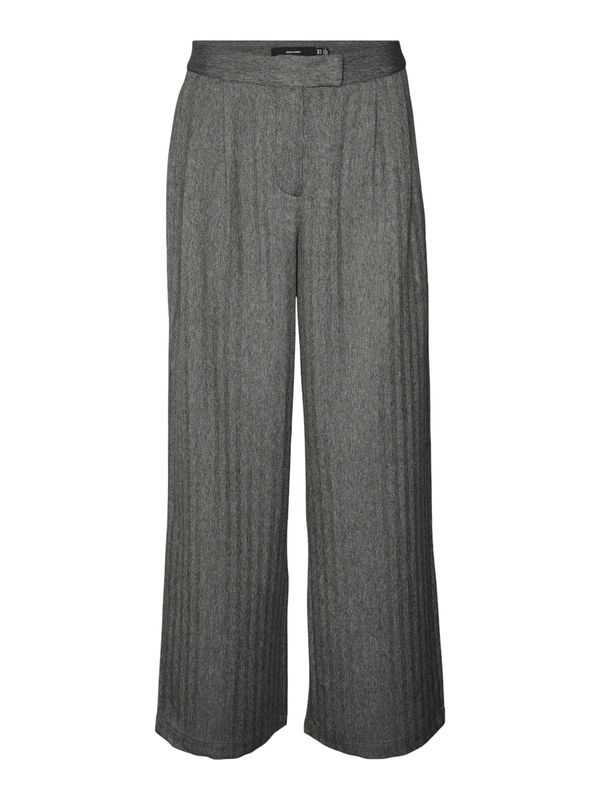 VERO MODA VERO MODA Hlače s naborima  crna